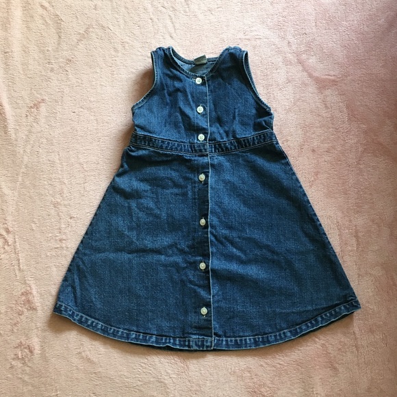 girls denim jumper